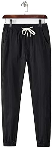 מכנסי נסיעה אלסטי-מותניים אלסטיים של אנגונוול אנגונוול מכנסי מטען קל משקל קלים מהיר נמלי נשימה יבש מכנסיים ישרים