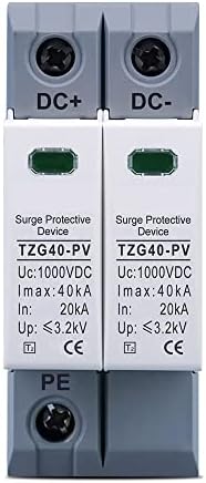 מפסק יאפה DC SPD 2P 600V 800V 1000V 20KA ~ 40KA DIN RAIL SOLAR SOLAR OUTDOOR הגנת חשמל הגנה על מכשיר מתח מתח מגן