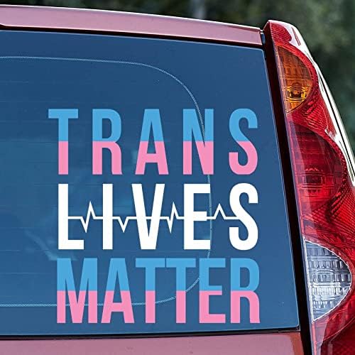 Guangpat Lesbian התקדמות גאווה גאווה מדבקות קשת לרכב טרנס טרנס חומר חומר דו -מיני לסביות מדבקות חלון מדבקות ויניל בהתאמה