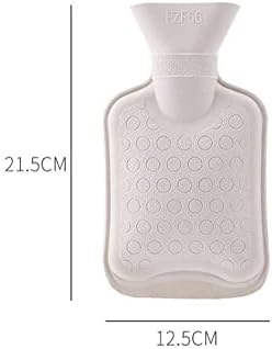 בקבוק מים חמים של Aeromdale עם כיסוי קטיפה דפוס בעלי חיים 500 מל שקית מים חמים גומי לכאב הקלה על כפות רגליים כפות ידיים